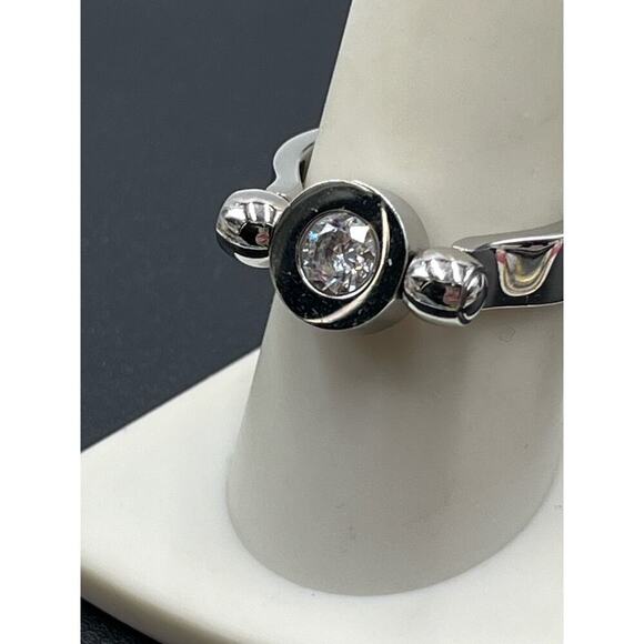 Speidel‎ China Stainless Steel Cubic Zirconia Ring Sz 9.25 - Picture 4 of 10